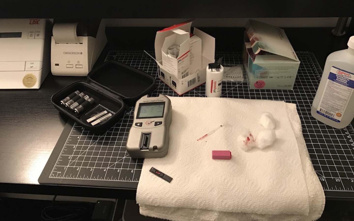 Bloodtesters cholesterol testing
