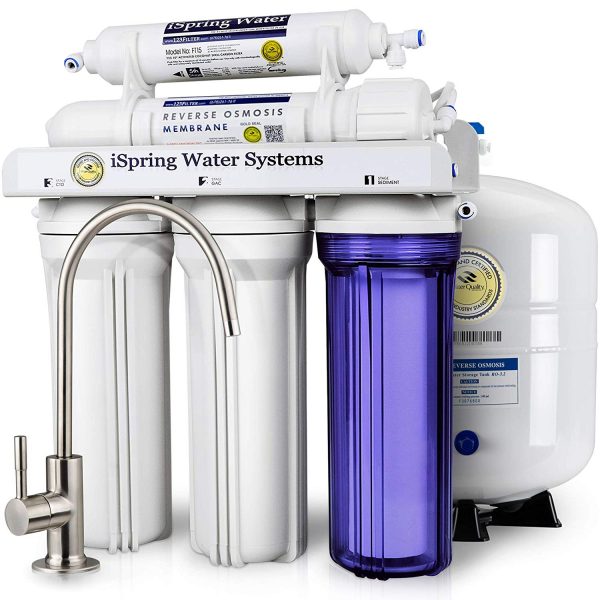 iSpring Under Sink Reverse Osmosis Drinking Water Filter System